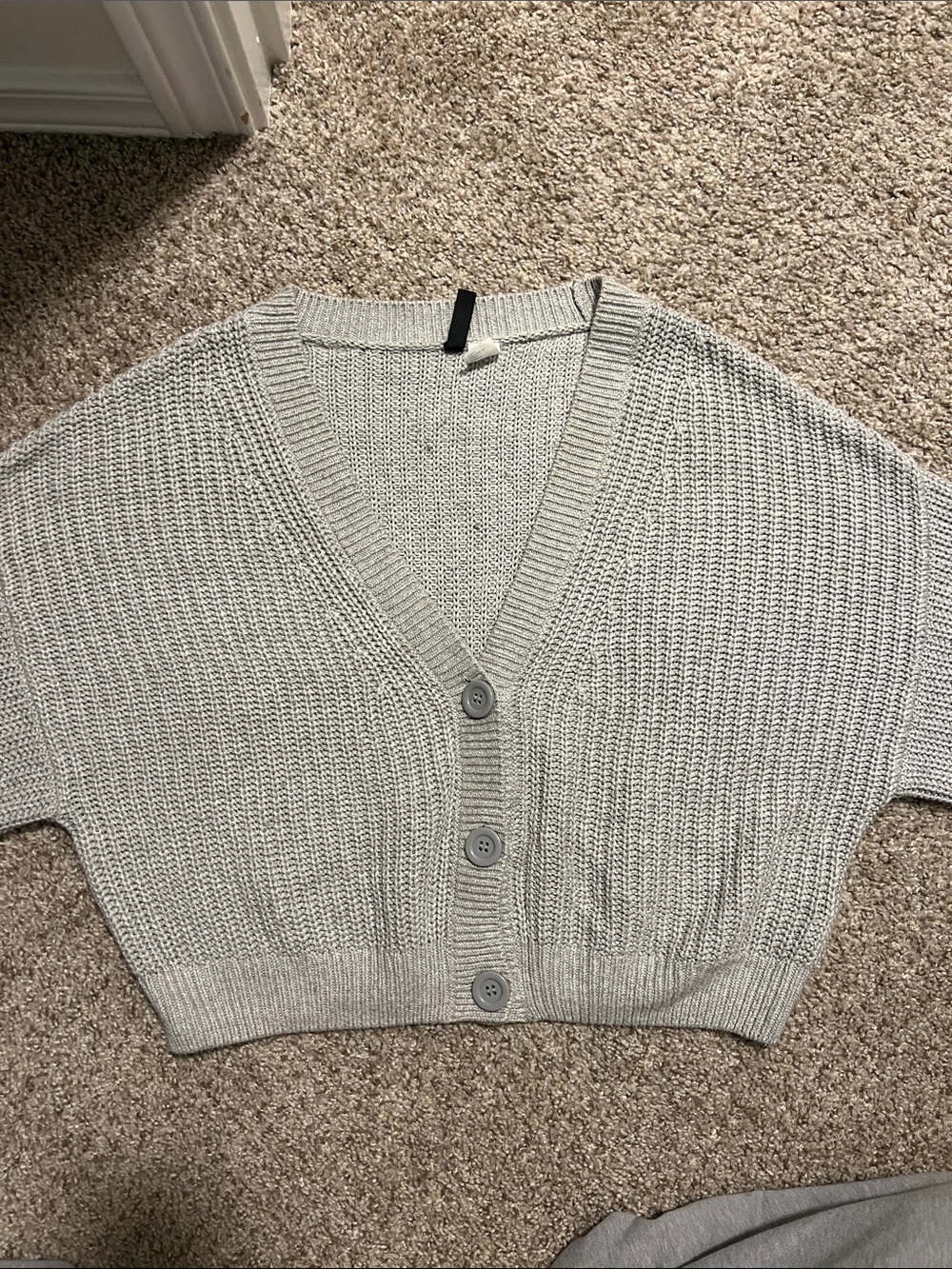 Cropped Boxy Cardigan Sweater - H&M Divided